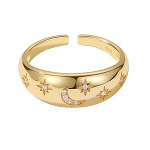 Luna Celestial Ring in Gold